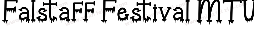 Falstaff Festival MT W00字体转换